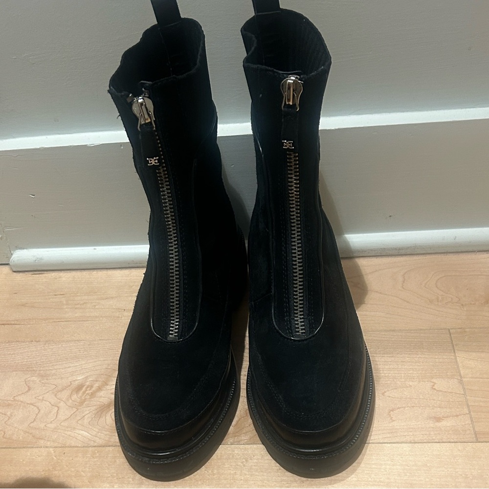 Sam Edelman Chunky Leather Ankle Boots